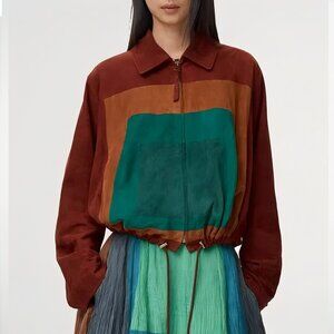 Loewe Suede Balloon Shirt Jacket